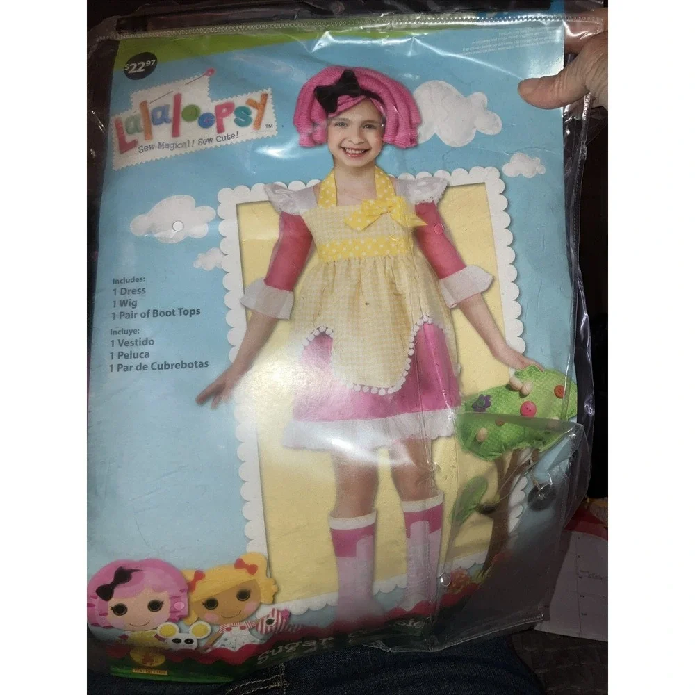 Lalaloopsy Deluxe Crumbs Sugar Cookie Costume Sz 3t 4t Halloween